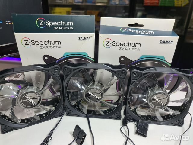 Led Кулер Вентилятор Zalman 120x120mm