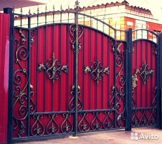 Ворота кованые