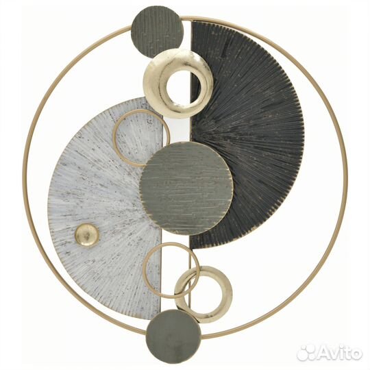 Декор настенный золотой, черный