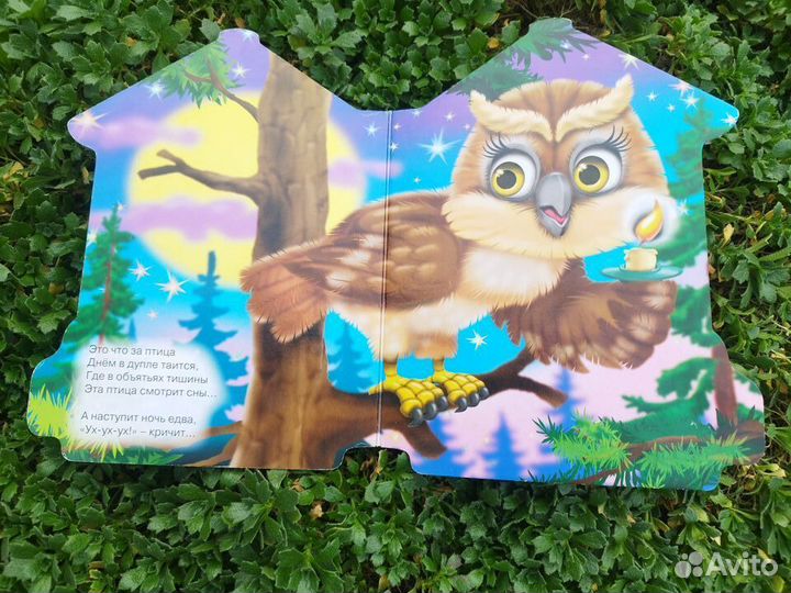 Развивающаая картонная книжка для малышей