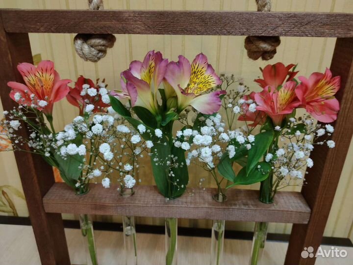 Ваза деревянная (кашпо)