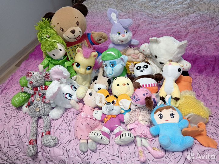 Большой пакет с Мягкими игрушками