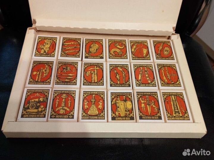 Сувенирный набор спичек. Русское оружие X-xvii BB