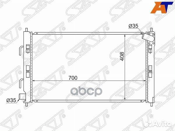 Радиатор Mitsubishi ASX 10- / Lancer 07-17 / Ou