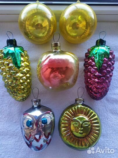 Ёлочные игрушки СССР