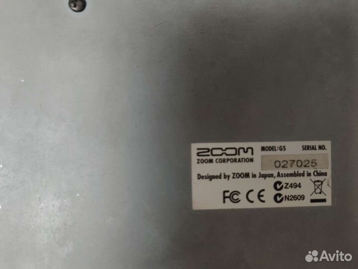 Гитарный процессор zoom g5