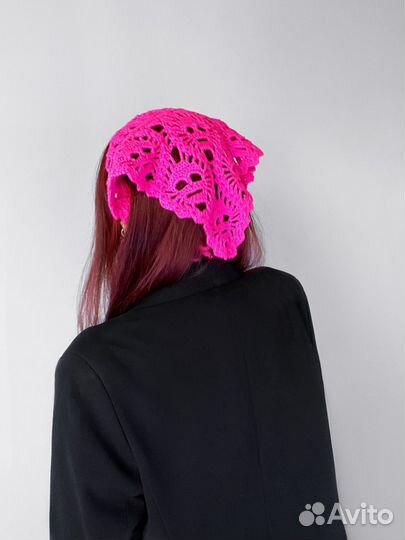 Вязаная косынка 