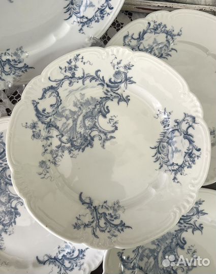 Антикварные тарелки Франция