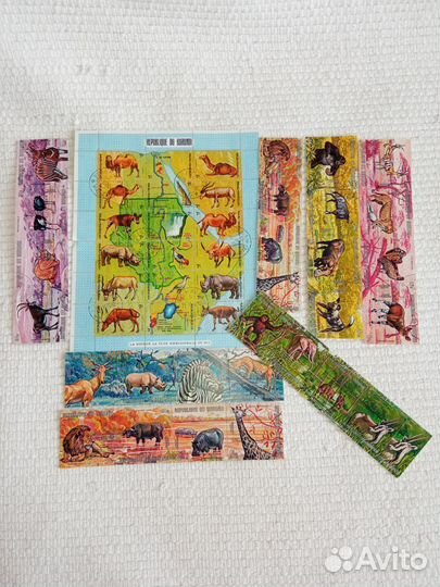 Марки фауна и флора 441 шт