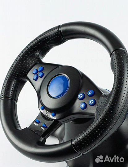 Игровой руль с коробкой передач для PC, PS3,PS4