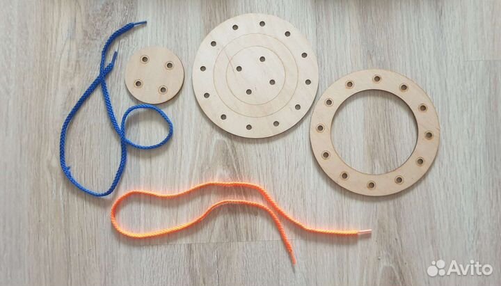 Лото Буквы-цифры, кубики, шнуровка