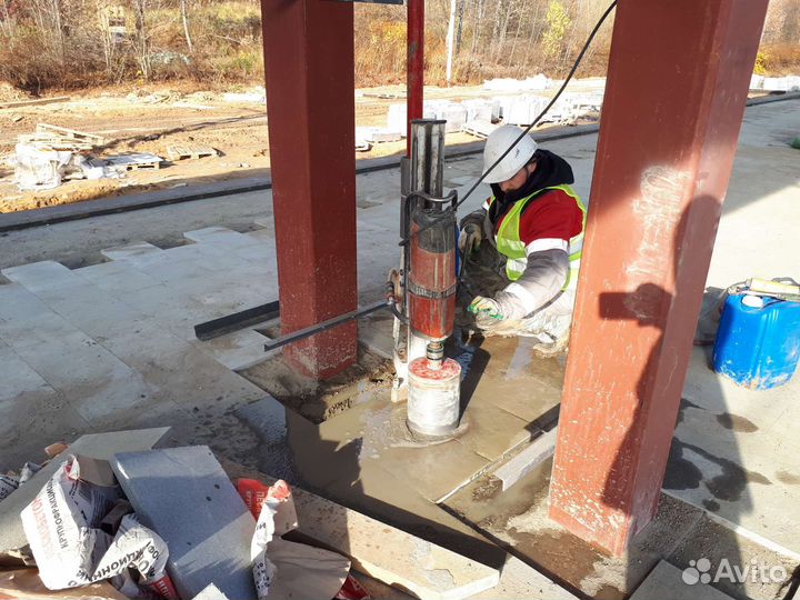 Алмазное сверление отверстий