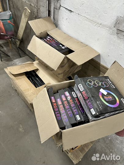 Кольцевая лампа 33 см и 26см со штативом