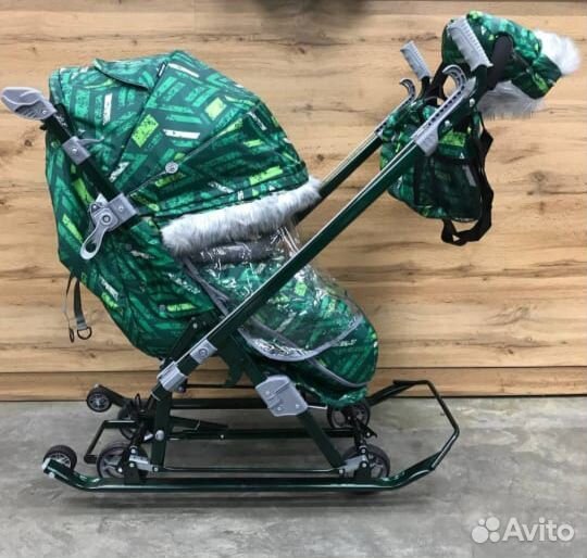 Детские санки коляска