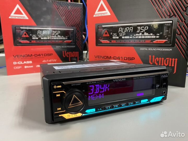 Магнитола aura venom-D41DSP