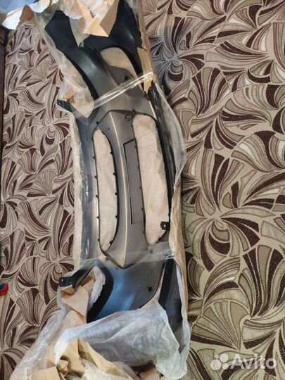 Передний бампер на hyundai solaris 1