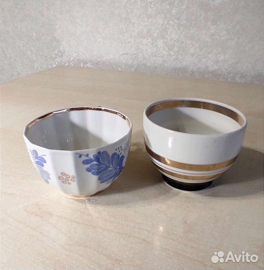 Отдельные предметы чайного сервиза СССР Вербилки