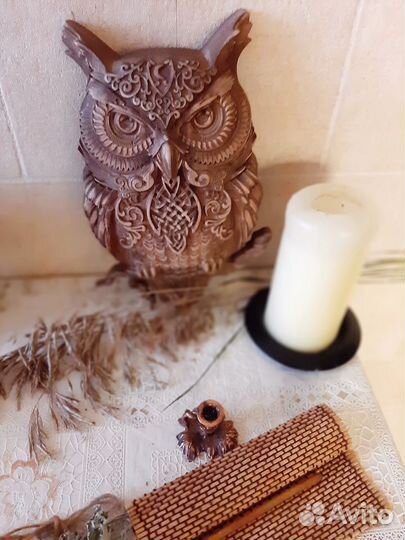 Панно из дерева бук, размер 27х16х3,3 см