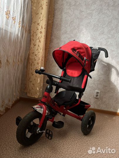 Велосипед детский с родительской ручкой