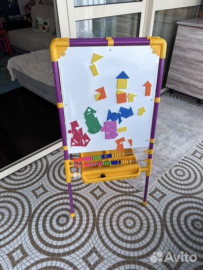 Магнитно меловая доска для детей