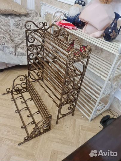 Кованные вешалки и обувницы