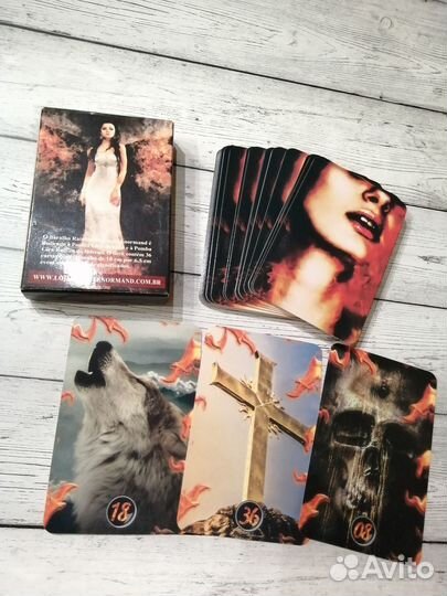 Гадальные карты Оракул Ленорман Rainhas Do Fogo