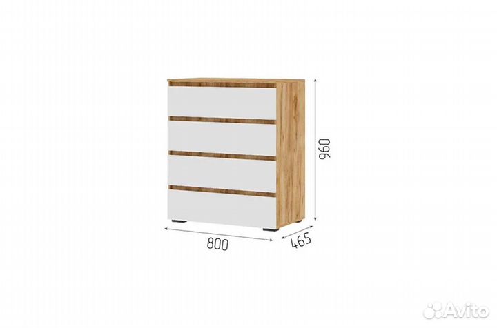 Комод 4 ящика