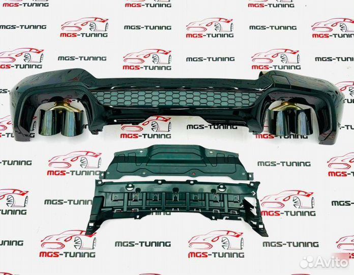 Диффузор + насадки стиль X3M рест BMW X3 G01