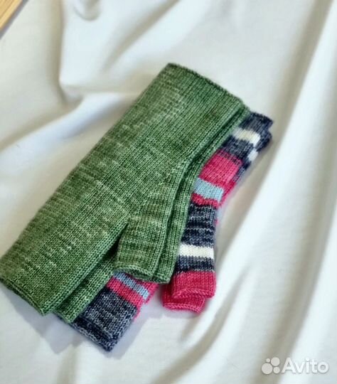 Митенки вязаные ручной работы