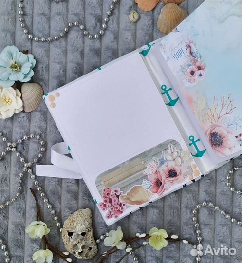 Фотоальбом в морском стиле семейный