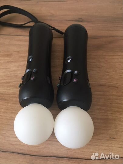 Комплект контроллеров Playstation move (2 шт.)
