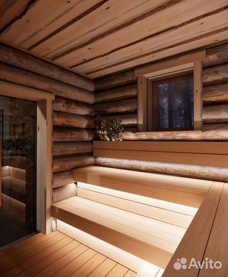 Доска Кедр для отделки бани 