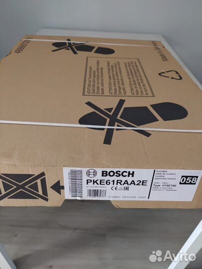 Встраиваемая варочная панель Bosch pke61raa2e