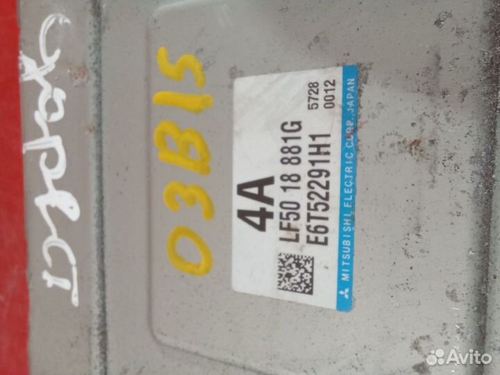 Блок управления двигателем для Mazda 3 2003-2007