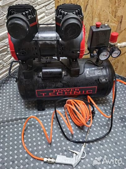Компрессор бесшумный 24 литра