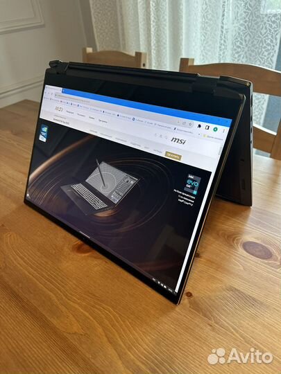 Ноутбук трансформер игровой MSI Summit E16 Flip