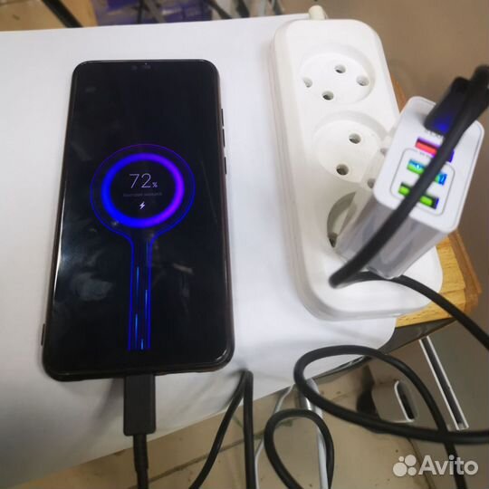 Быстрая зарядка 36w QC 3.0 3 usb + type c