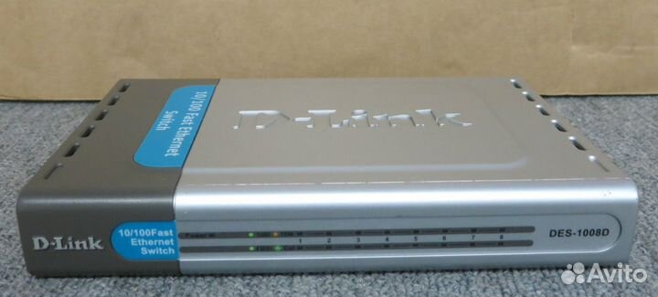Коммутатор D-Link DES-1008D