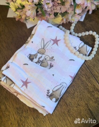 Новое муслиновое одеяло плед для малыша