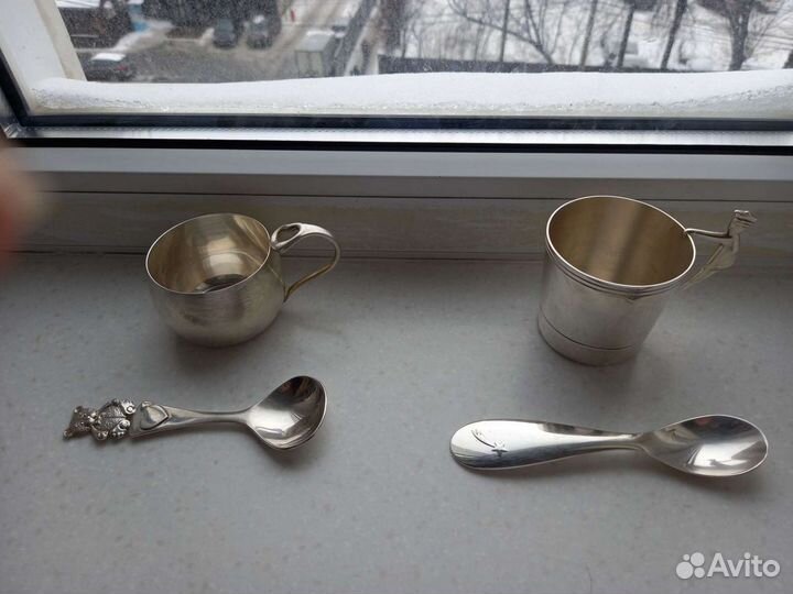 Детское столовое серебро 925 проба