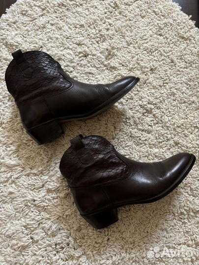 Massimo Dutti казаки нат.кожа оригинал, 39-40