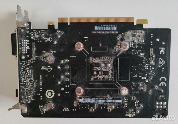 Видеокарта MSI GeForce GTX 1650 4gb gddr6