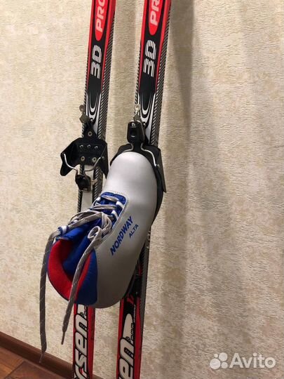 Беговые лыжи larsen с ботинками