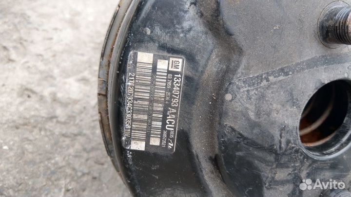 Chevrolet Cruze Вакуумный усилитель тормозов