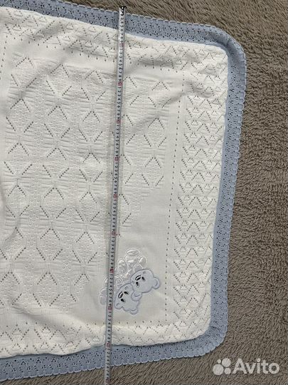 Вязанный плед детский