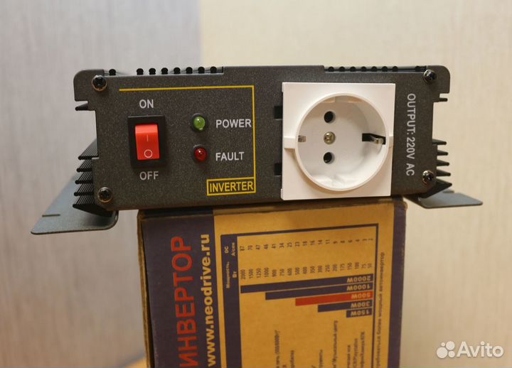 Новый автоинвертор 24V-220V Neodrive 500W