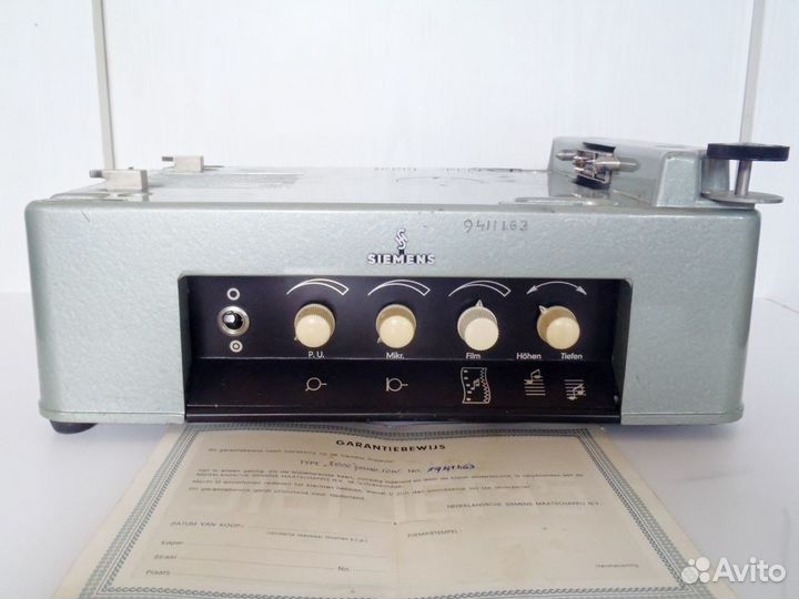 Ламповые ресивер Bang & Olufsen и Klangfilm 305