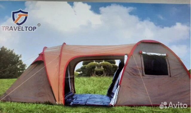 Палатка туристическая 6 местная с тамбуром 1926