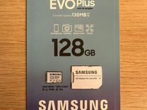 Карта памяти Samsung EVO Plus micro SD 128 gb