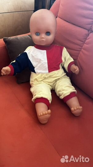 Пупс немецкий большой 60 см мягконабивной
